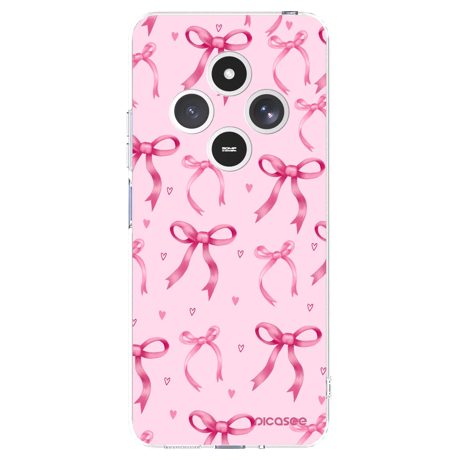 Picasee διαφανής θήκη σιλικόνης Xiaomi Redmi 14C - Bow Aesthetic