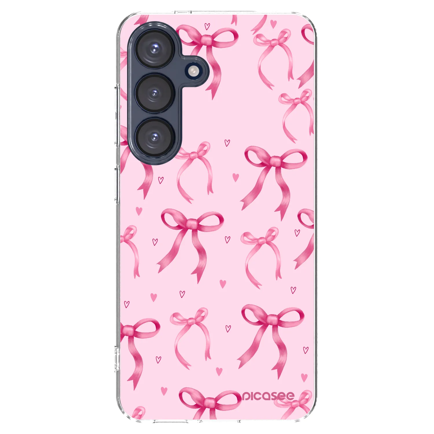 Picasee διαφανής θήκη σιλικόνης Samsung Galaxy S25 5G - Bow Aesthetic