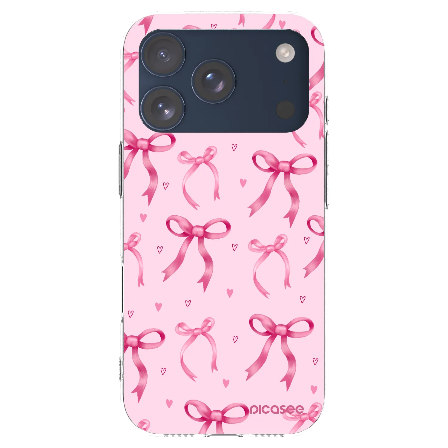 Picasee διαφανής θήκη σιλικόνης Apple iPhone 17 Pro - Bow Aesthetic