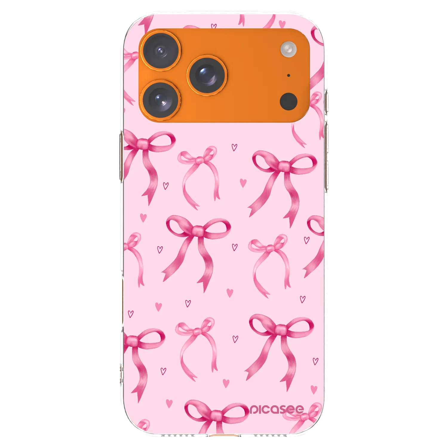Picasee διαφανής θήκη σιλικόνης Apple iPhone 17 Pro Max - Bow Aesthetic