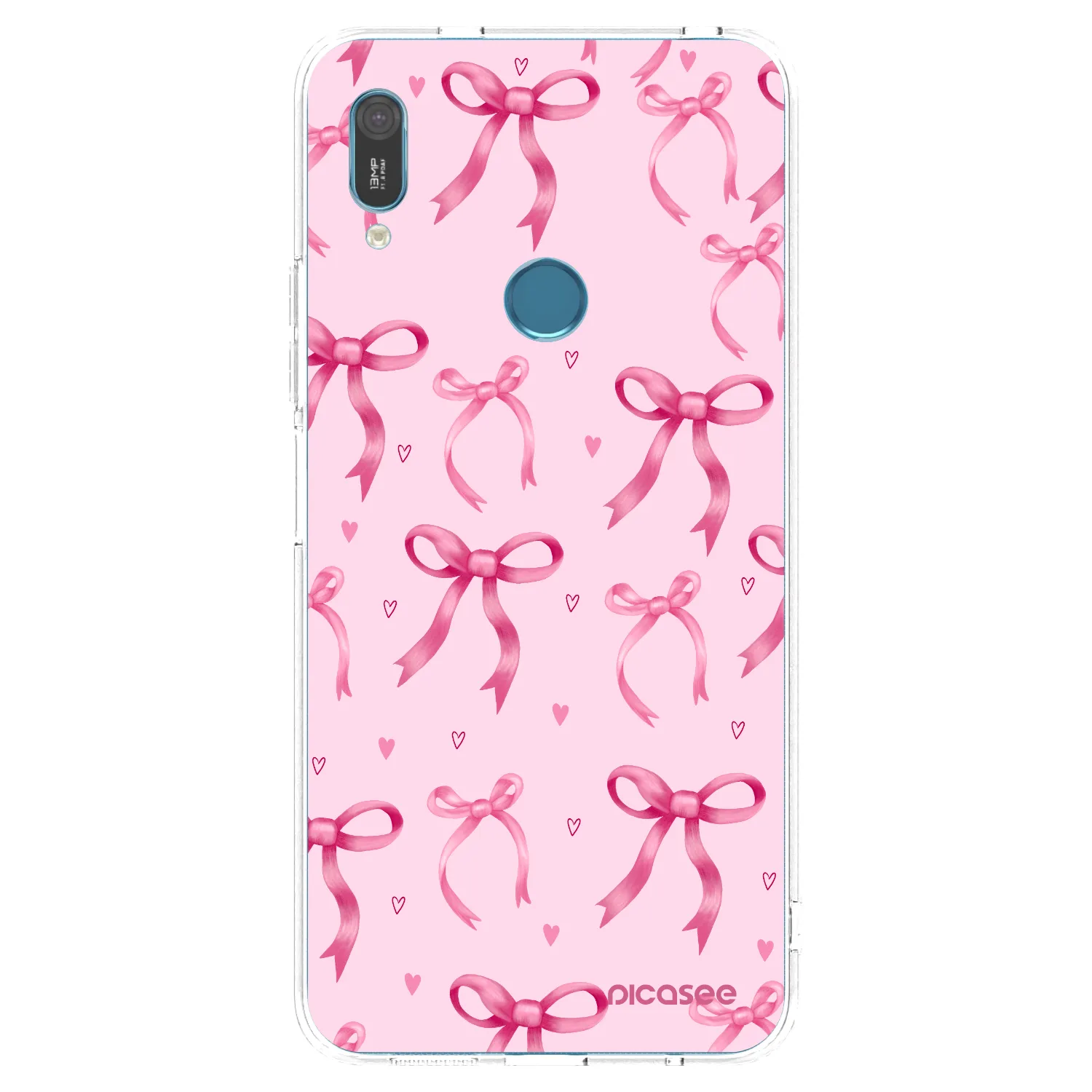 Picasee διαφανής θήκη σιλικόνης Huawei Y6 2019 - Bow Aesthetic
