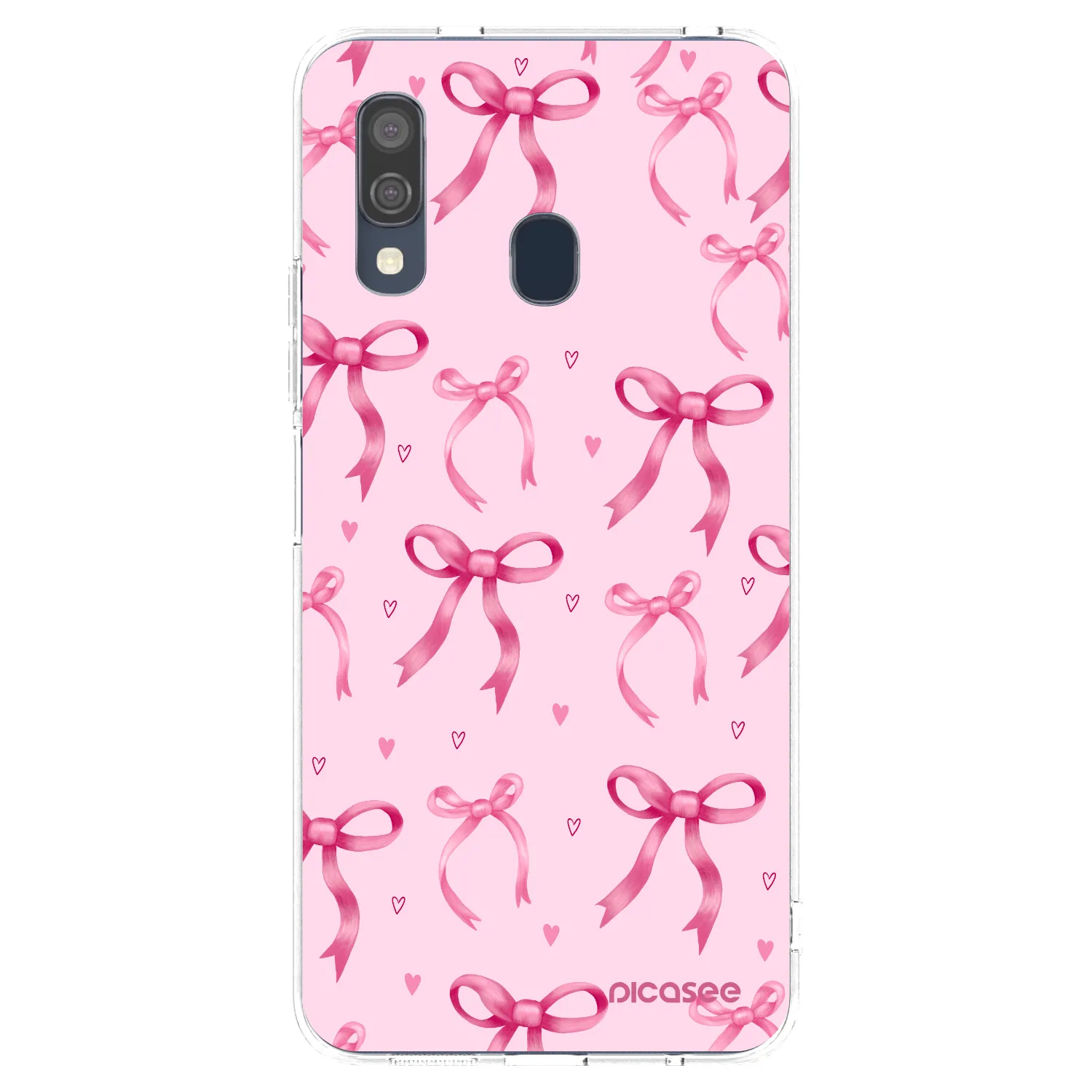 Picasee διαφανής θήκη σιλικόνης Samsung Galaxy A40 A405F - Bow Aesthetic