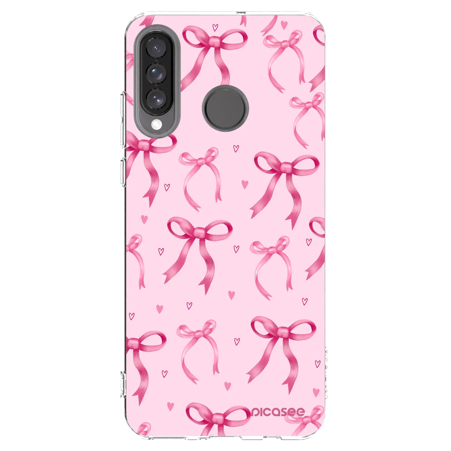 Picasee διαφανής θήκη σιλικόνης Huawei P30 Lite - Bow Aesthetic