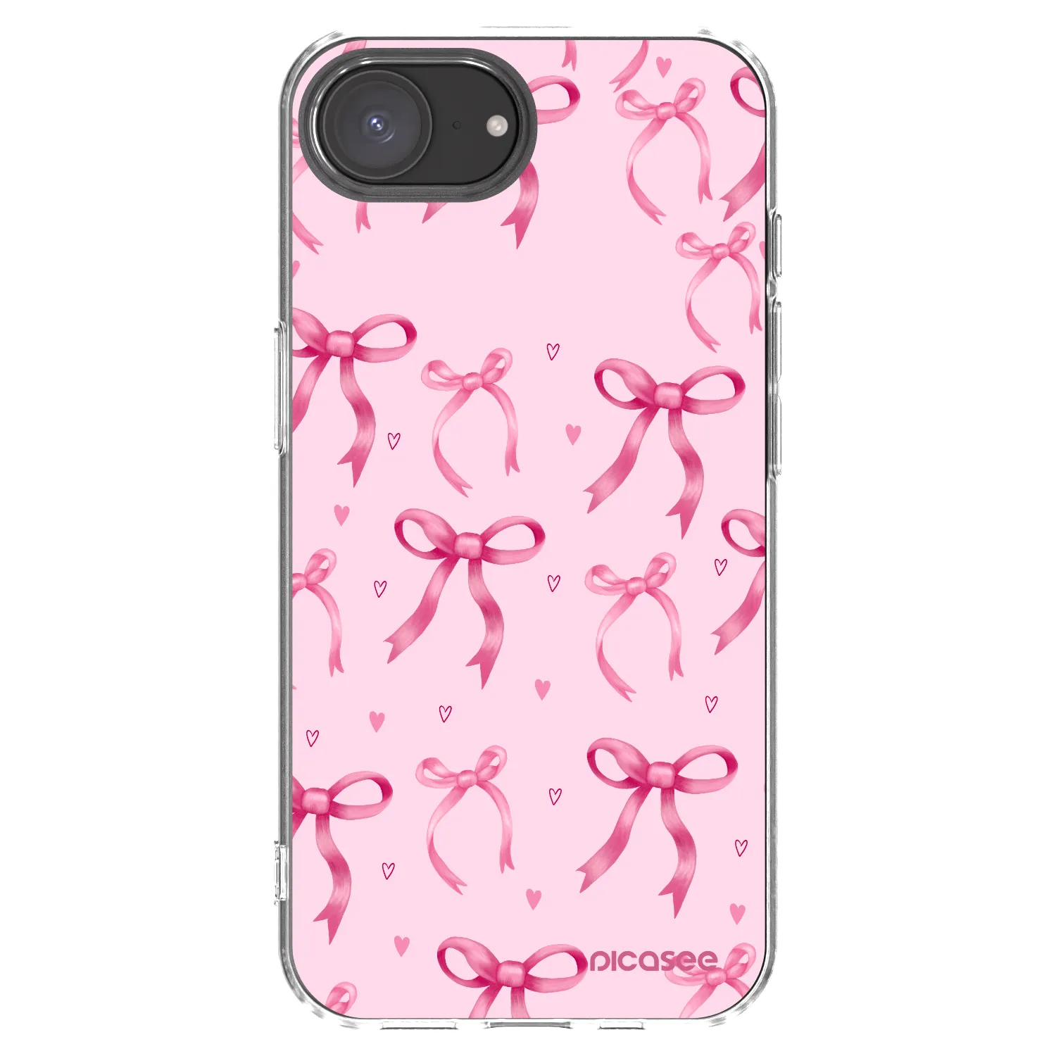 Picasee διαφανής θήκη σιλικόνης Apple iPhone 17e - Bow Aesthetic