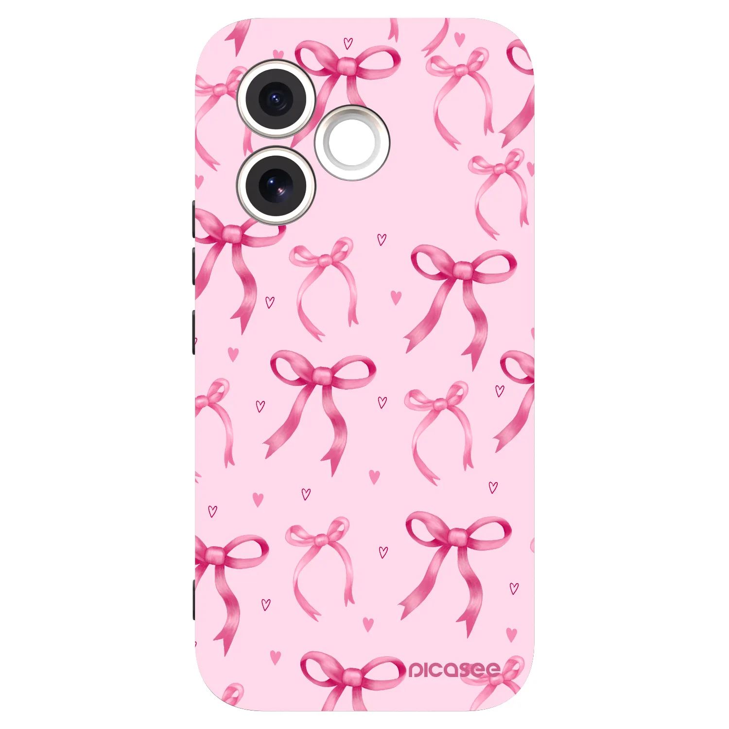 Picasee Μαύρη θήκη σιλικόνης για Honor 600 Lite - Bow Aesthetic
