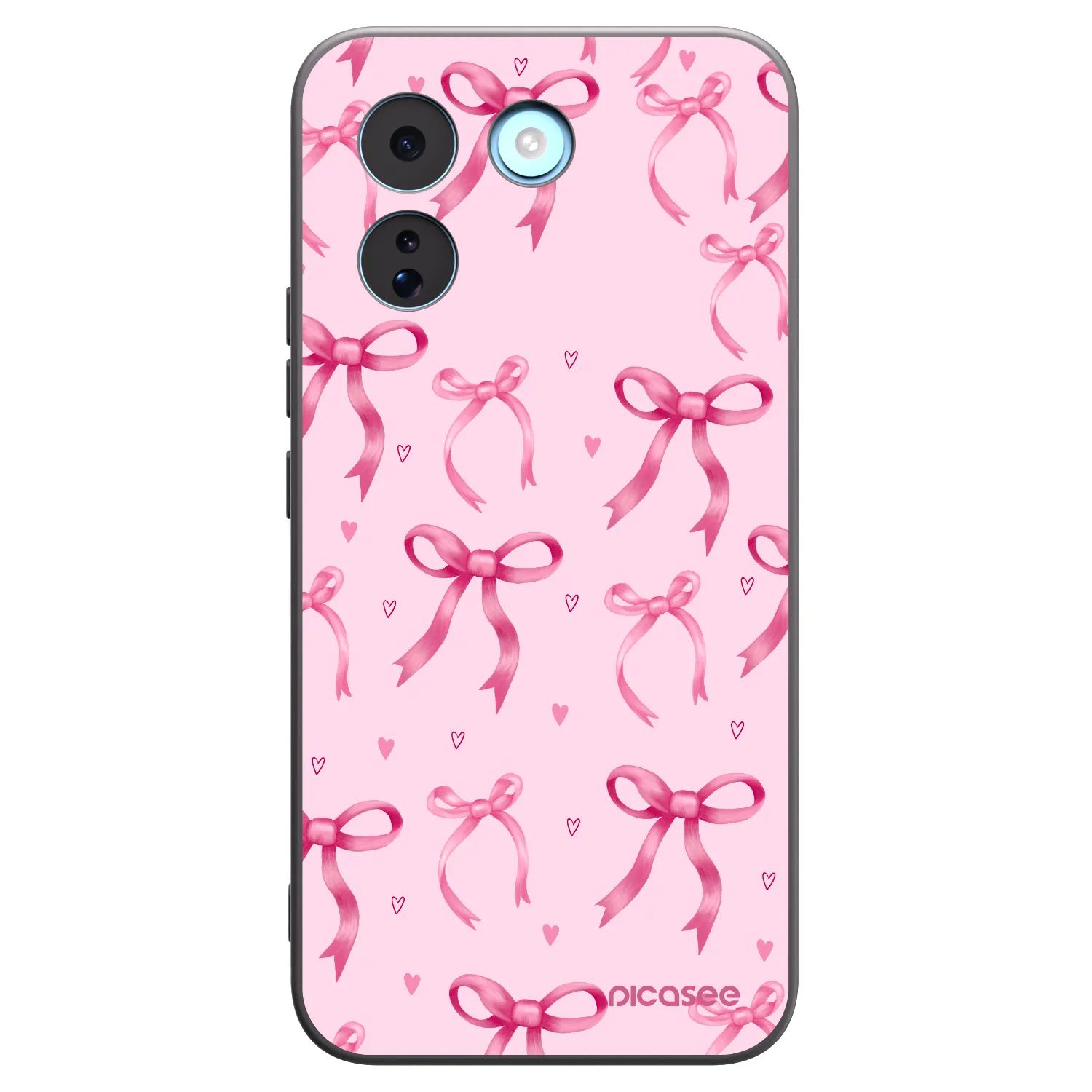 Picasee Μαύρη θήκη σιλικόνης για Xiaomi Redmi Note 17 Pro MAX 5G - Bow Aesthetic