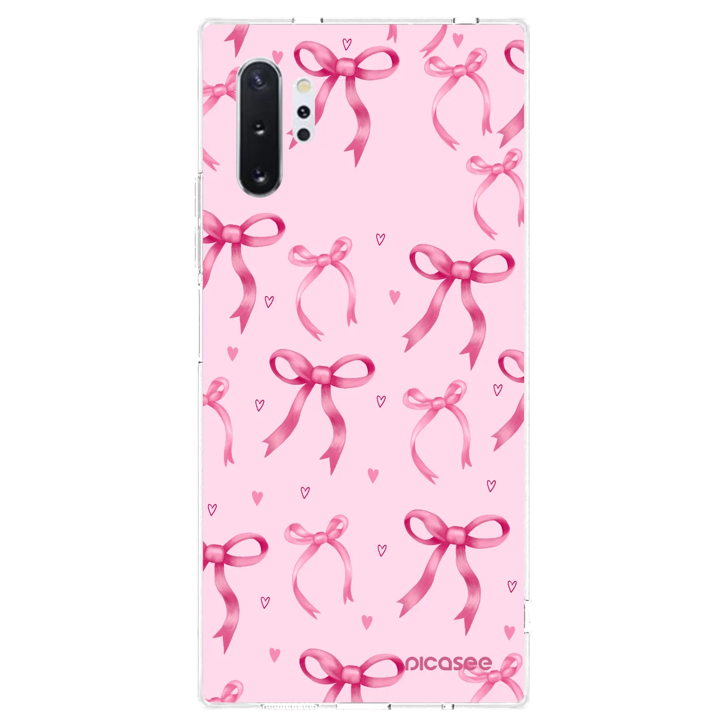 Picasee διαφανής θήκη σιλικόνης Samsung Galaxy Note 10+ N975F - Bow Aesthetic