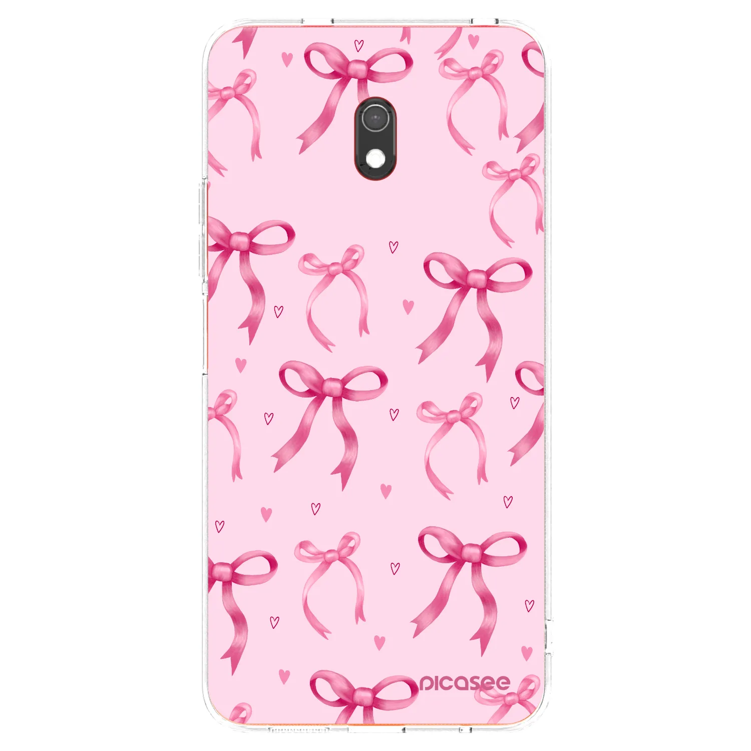 Picasee διαφανής θήκη σιλικόνης Xiaomi Redmi 8A - Bow Aesthetic
