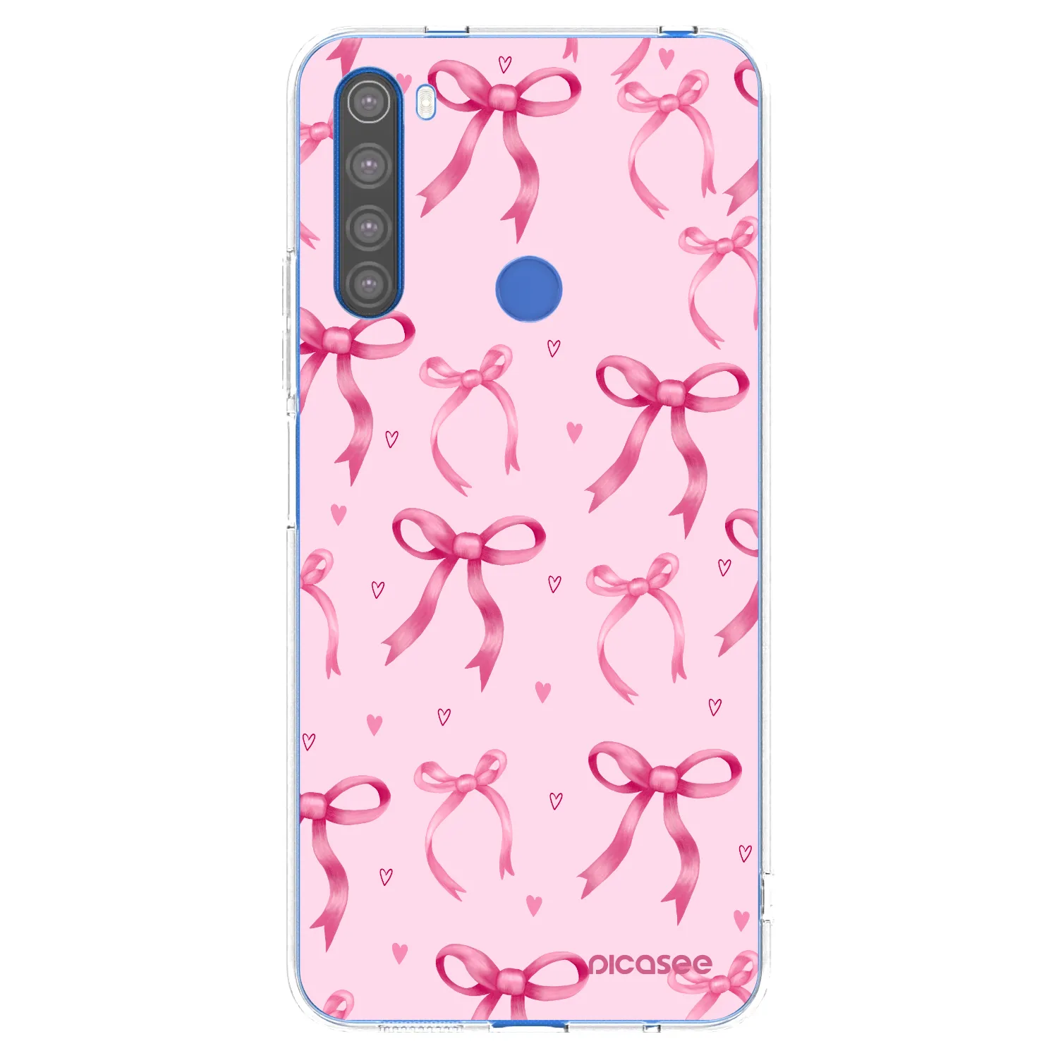 Picasee διαφανής θήκη σιλικόνης Xiaomi Redmi Note 8T - Bow Aesthetic