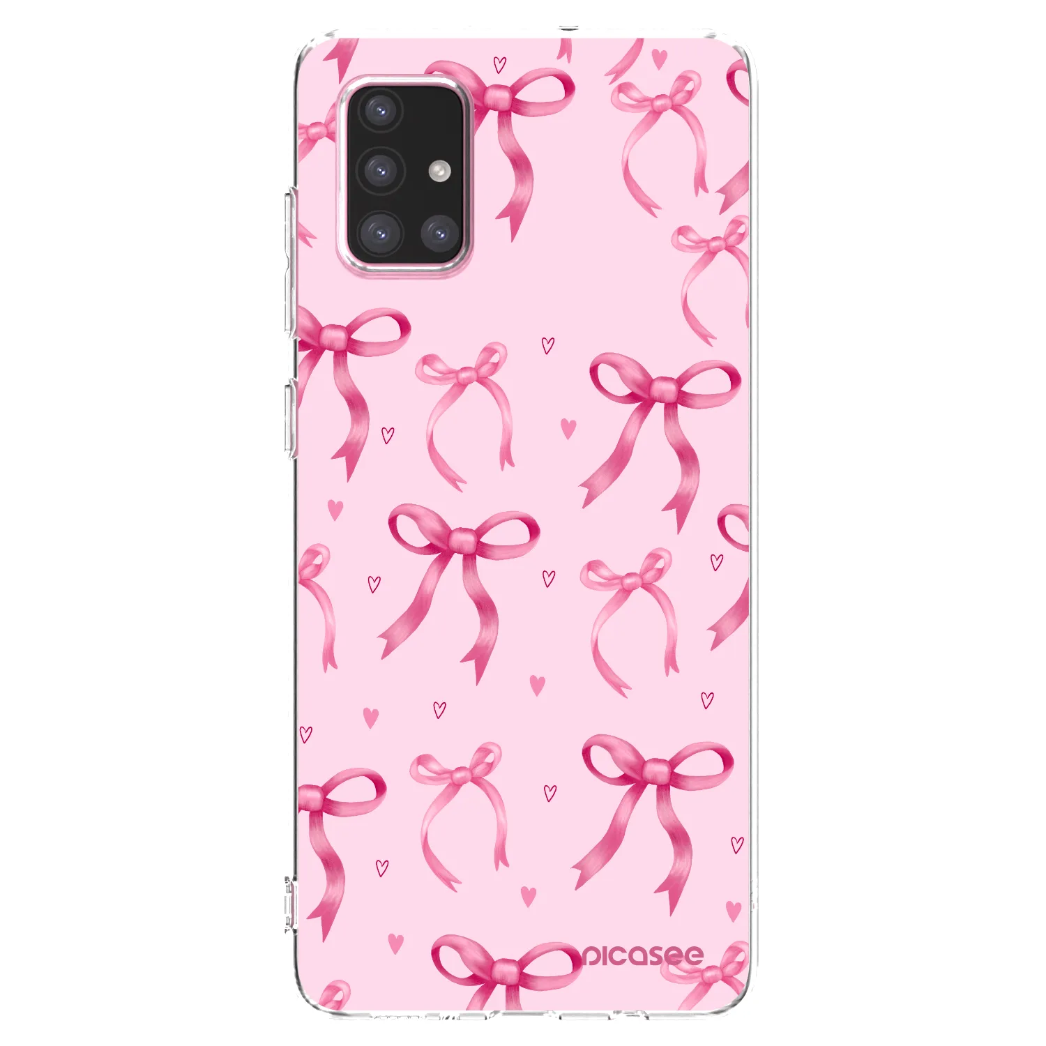 Picasee διαφανής θήκη σιλικόνης Samsung Galaxy A71 A715F - Bow Aesthetic