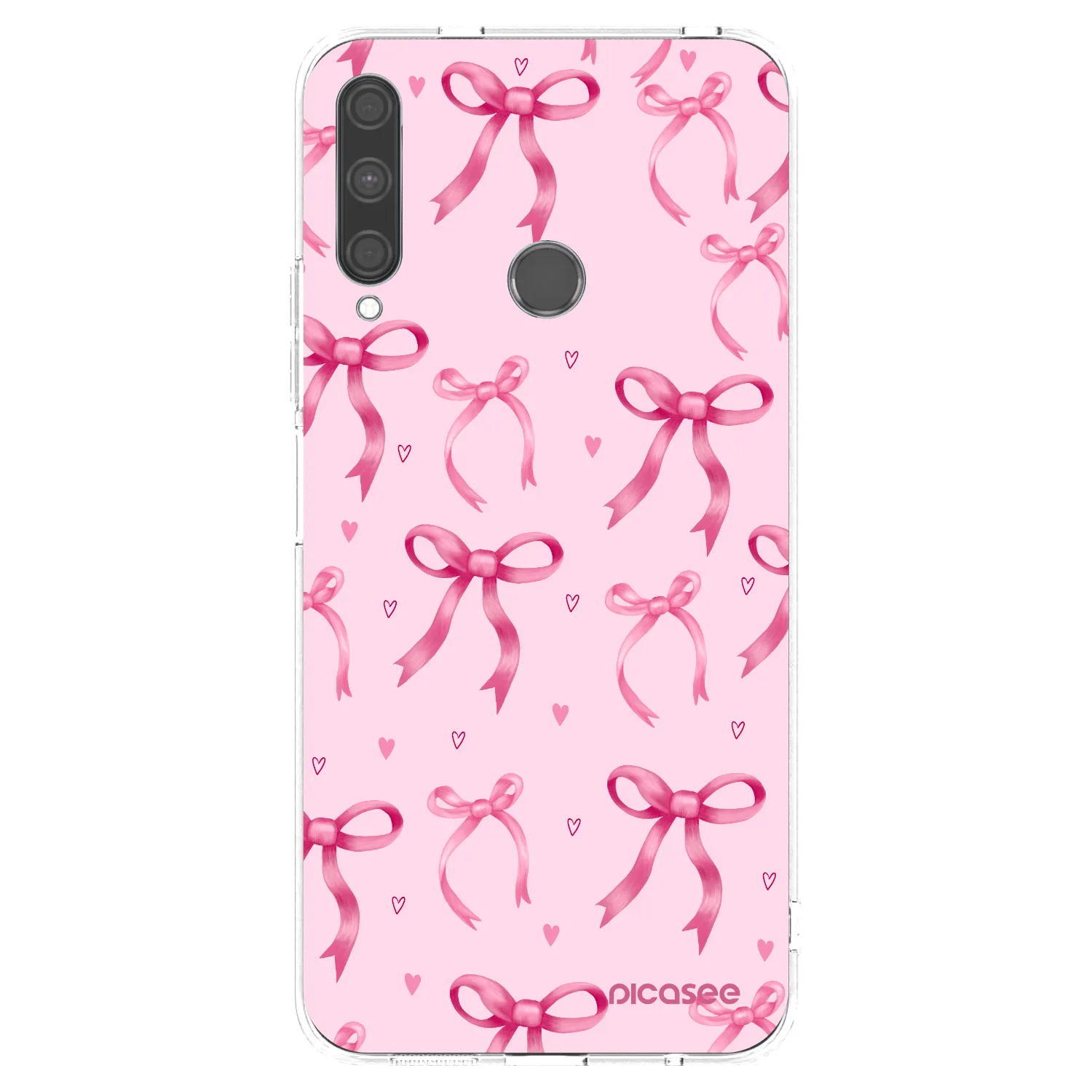 Picasee διαφανής θήκη σιλικόνης Huawei P40 Lite E - Bow Aesthetic