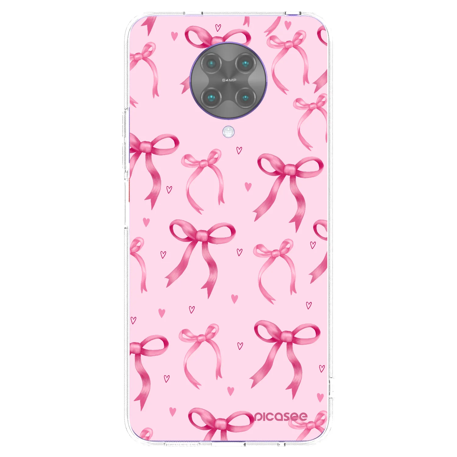 Picasee διαφανής θήκη σιλικόνης Xiaomi Poco F2 Pro - Bow Aesthetic