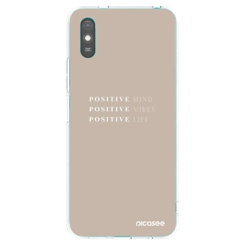 Picasee διαφανής θήκη σιλικόνης Xiaomi Redmi 9A - Positive Vibes