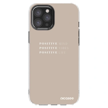Picasee διαφανής θήκη σιλικόνης Apple iPhone 12 Pro Max - Positive Vibes