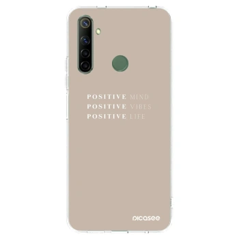 Picasee διαφανής θήκη σιλικόνης Realme 6i - Positive Vibes