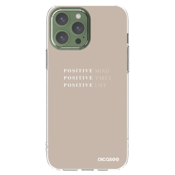 Picasee διαφανής θήκη σιλικόνης Apple iPhone 13 Pro Max - Positive Vibes