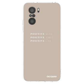 Picasee διαφανής θήκη σιλικόνης Xiaomi Poco F3 - Positive Vibes