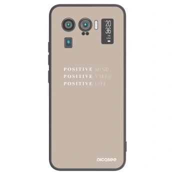 Picasee Μαύρη θήκη σιλικόνης για Xiaomi Mi 11 Ultra - Positive Vibes