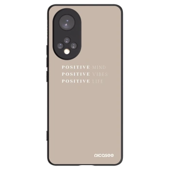 Picasee Μαύρη θήκη σιλικόνης για Honor 50 5G - Positive Vibes