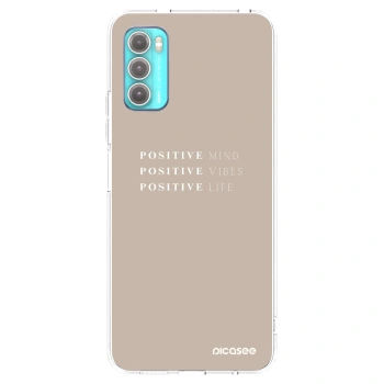 Picasee διαφανής θήκη σιλικόνης Motorola Moto G60 - Positive Vibes
