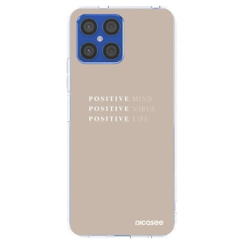 Picasee διαφανής θήκη σιλικόνης Honor X8 4G - Positive Vibes