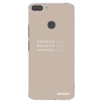 Picasee διαφανής θήκη σιλικόνης Huawei P Smart - Positive Vibes