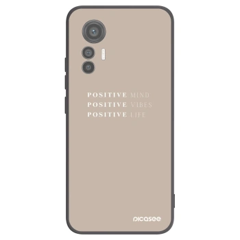 Picasee Μαύρη θήκη σιλικόνης για Xiaomi 12 Lite - Positive Vibes