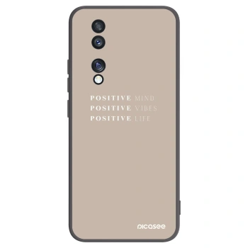 Picasee Μαύρη θήκη σιλικόνης για Honor 70 - Positive Vibes