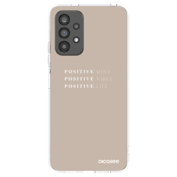 Picasee διαφανής θήκη σιλικόνης Samsung Galaxy A73 5G - Positive Vibes