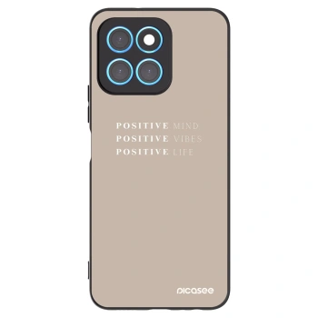 Picasee Μαύρη θήκη σιλικόνης για Honor X6 - Positive Vibes