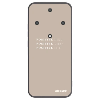Picasee Μαύρη θήκη σιλικόνης για Honor Magic5 Lite 5G - Positive Vibes