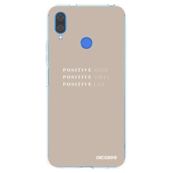 Picasee διαφανής θήκη σιλικόνης Huawei Nova 3 - Positive Vibes
