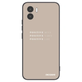 Picasee Μαύρη θήκη σιλικόνης για Xiaomi Redmi A2 - Positive Vibes