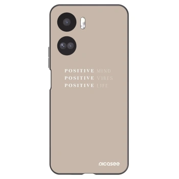 Picasee Μαύρη θήκη σιλικόνης για Honor 90 Lite 5G - Positive Vibes