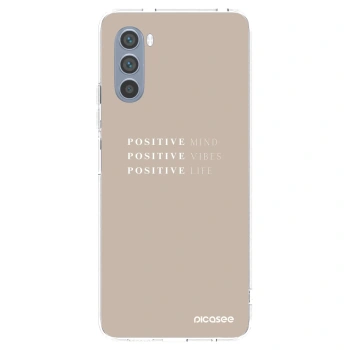 Picasee διαφανής θήκη σιλικόνης Motorola Moto G62 - Positive Vibes