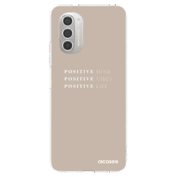Picasee διαφανής θήκη σιλικόνης Motorola Moto G51 - Positive Vibes
