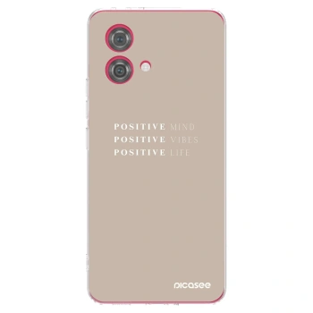 Picasee διαφανής θήκη σιλικόνης Motorola Moto G84 5G - Positive Vibes