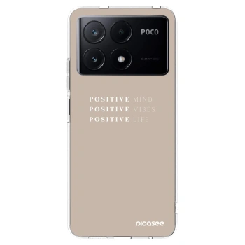 Picasee διαφανής θήκη σιλικόνης Xiaomi Poco X6 Pro - Positive Vibes