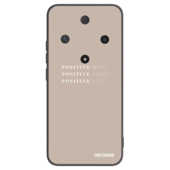 Picasee Μαύρη θήκη σιλικόνης για Honor Magic6 Lite 5G - Positive Vibes