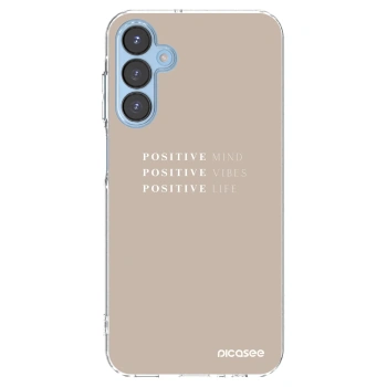 Picasee διαφανής θήκη σιλικόνης Samsung Galaxy A15 A156B 5G - Positive Vibes