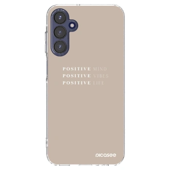 Picasee διαφανής θήκη σιλικόνης Samsung Galaxy A15 A155F 4G - Positive Vibes