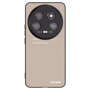 Picasee Μαύρη θήκη σιλικόνης για Xiaomi 14 Ultra - Positive Vibes