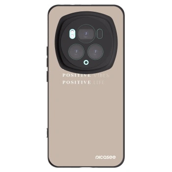 Picasee Μαύρη θήκη σιλικόνης για Honor Magic6 Pro - Positive Vibes
