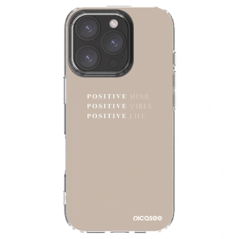 Picasee διαφανής θήκη σιλικόνης Apple iPhone 16 Pro - Positive Vibes