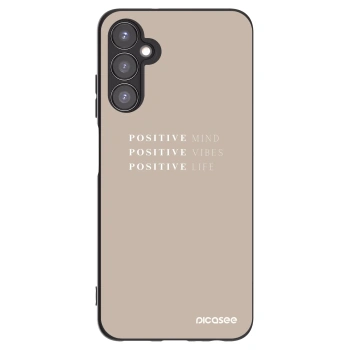 Picasee Μαύρη θήκη σιλικόνης για Samsung Galaxy A05s A057G - Positive Vibes