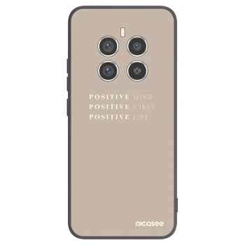 Picasee Μαύρη θήκη σιλικόνης για Realme 12 Pro 5G - Positive Vibes