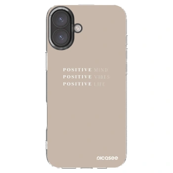 Picasee διαφανής θήκη σιλικόνης Apple iPhone 16 Plus - Positive Vibes
