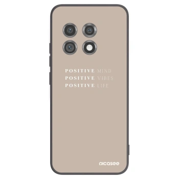 Picasee Μαύρη θήκη σιλικόνης για OnePlus 11 5G - Positive Vibes