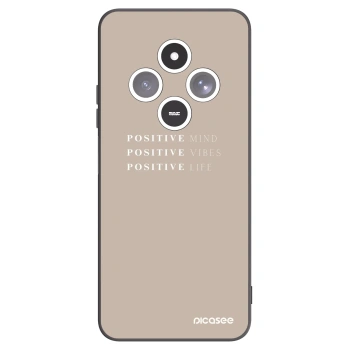 Picasee Μαύρη θήκη σιλικόνης για Xiaomi Redmi 14C - Positive Vibes