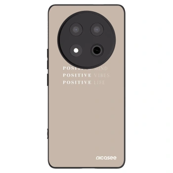 Picasee Μαύρη θήκη σιλικόνης για Honor Magic7 Lite 5G - Positive Vibes